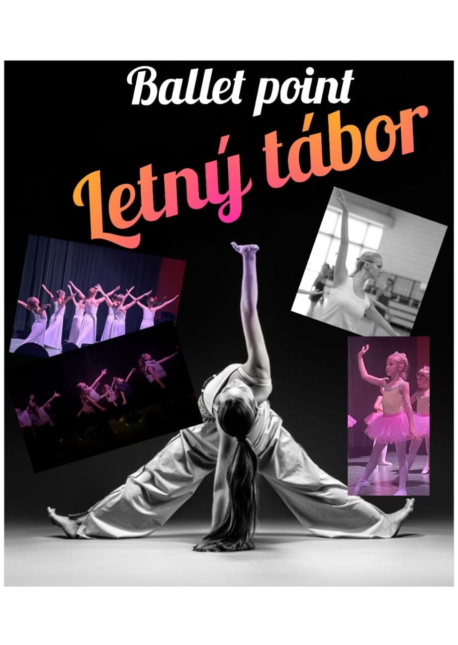 Plagát s informáciami o letnom tábore